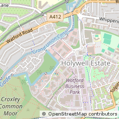 Map of Watford, Hertfordshire