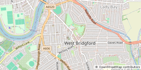 Map of Nottingham