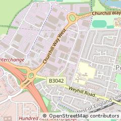 Map of Andover, Hampshire