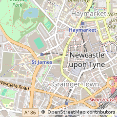 Map of Newcastle Upon Tyne