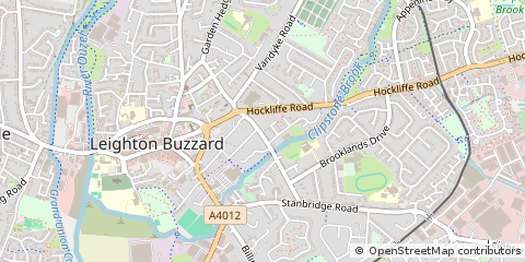 Map of Milton Keynes, Bedfordshire