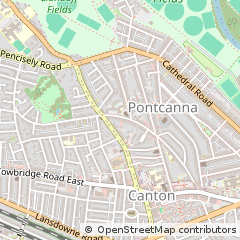 Map of Cardiff