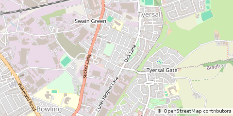 Map of Bradford