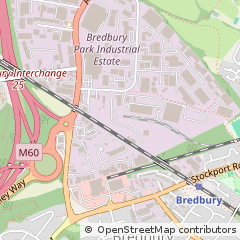 Map of Stockport, Cheshire