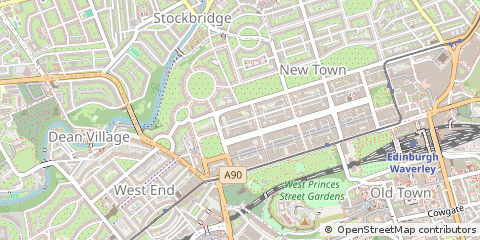 Map of Edinburgh