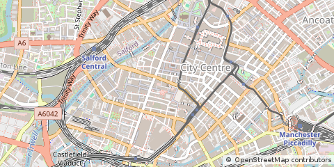 Map of Manchester