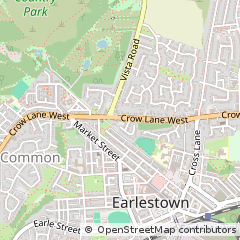 Map of Newton-LE-Willows, Merseyside