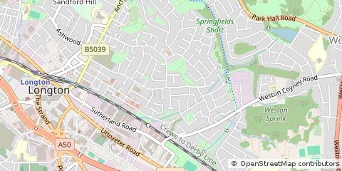 Map of Stoke-on-Trent