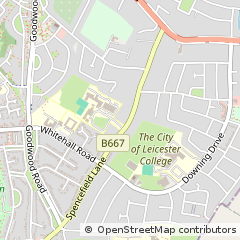 Map of Leicester