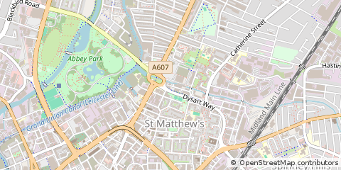 Map of Leicester