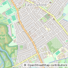 Map of Oxford, Oxfordshire