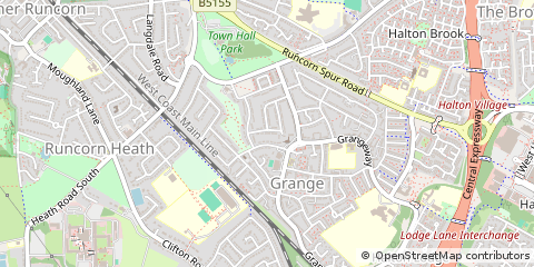Map of Runcorn