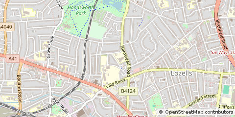 Map of Birmingham