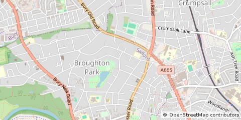 Map of Salford