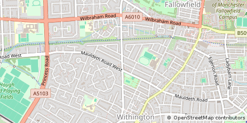 Map of Manchester