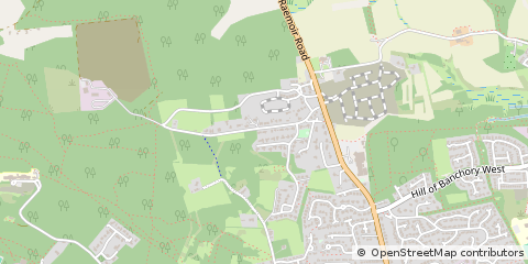 Map of Banchory, Aberdeenshire