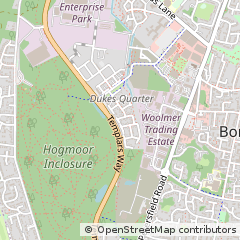 Map of Bordon, Hampshire