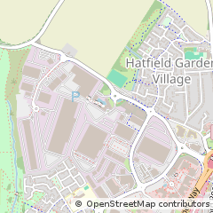 Map of Hatfield, Hertfordshire