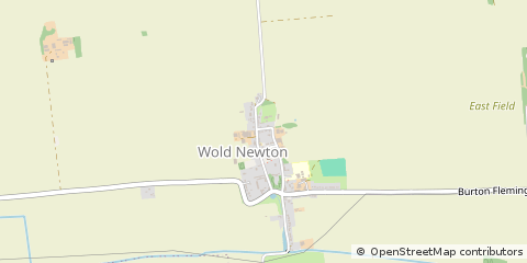 Map of Driffield, North Humberside