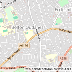 Map of Bradford, West Yorkshire