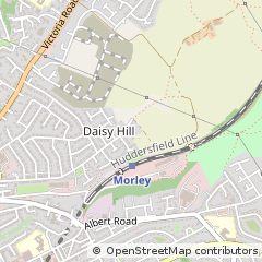 Map of Leeds, West Yorkshire