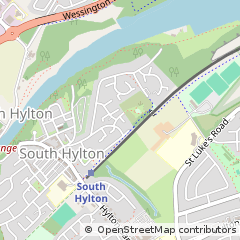 Map of Sunderland, Tyne and Wear