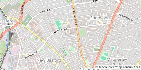 Map of Nottingham