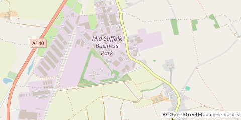 Map of EYE, Suffolk