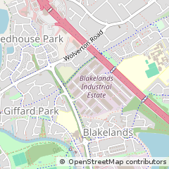Map of Milton Keynes, Buckinghamshire