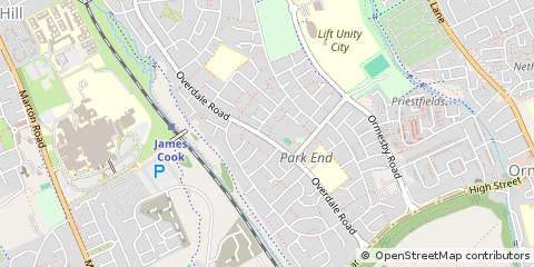 Map of Middlesbrough