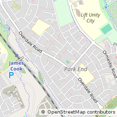 Map of Middlesbrough