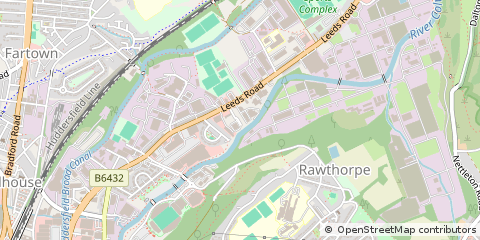 Map of Huddersfield
