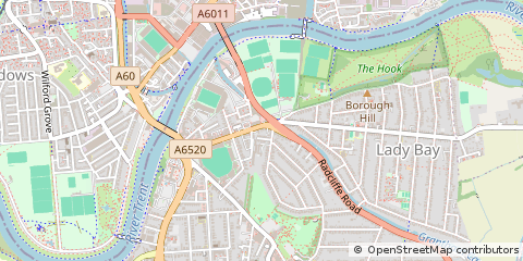 Map of Nottingham