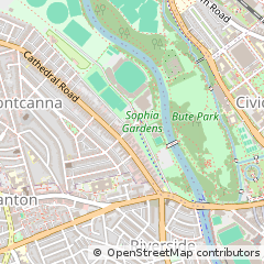 Map of Cardiff