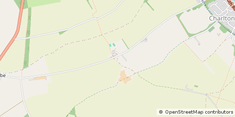 Map of Blandford Forum, Dorset