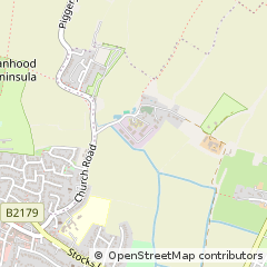 Map of Chichester, West Sussex