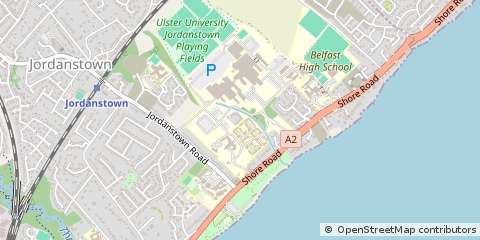 Map of Newtownabbey, Antrim