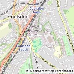 Map of Coulsdon, Surrey