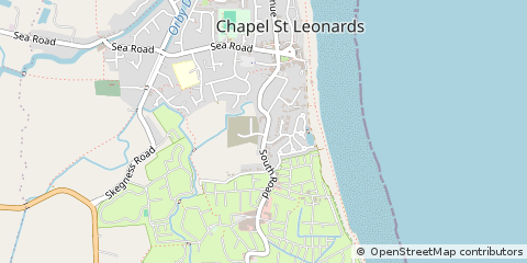 Map of Skegness, Lincolnshire