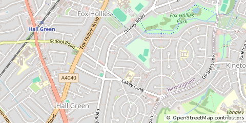 Map of Birmingham