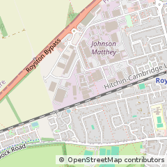 Map of Royston, Hertfordshire