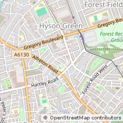 Map of Nottingham