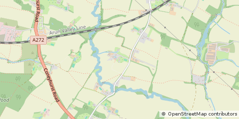 Map of Billingshurst, West Sussex
