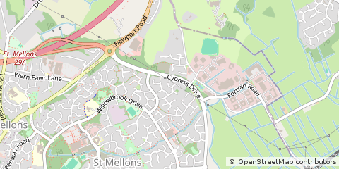 Map of Cardiff
