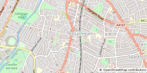Map of Birmingham