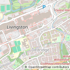 Map of Livingston, West Lothian
