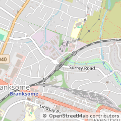 Map of Poole, Dorset
