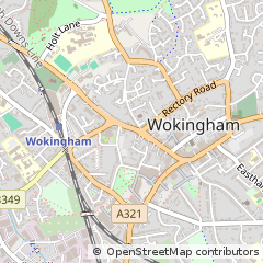 Map of Wokingham