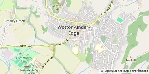 Map of Wotton Under Edge