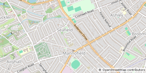 Map of Aberdeen, Aberdeenshire